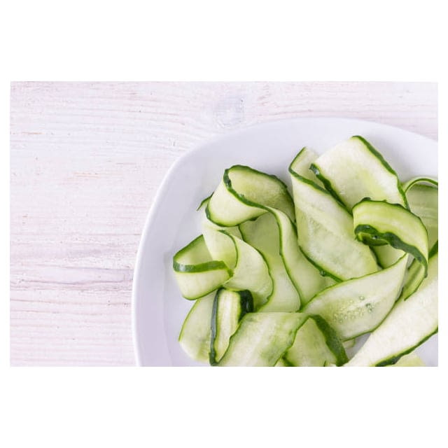 Courgette ribbons