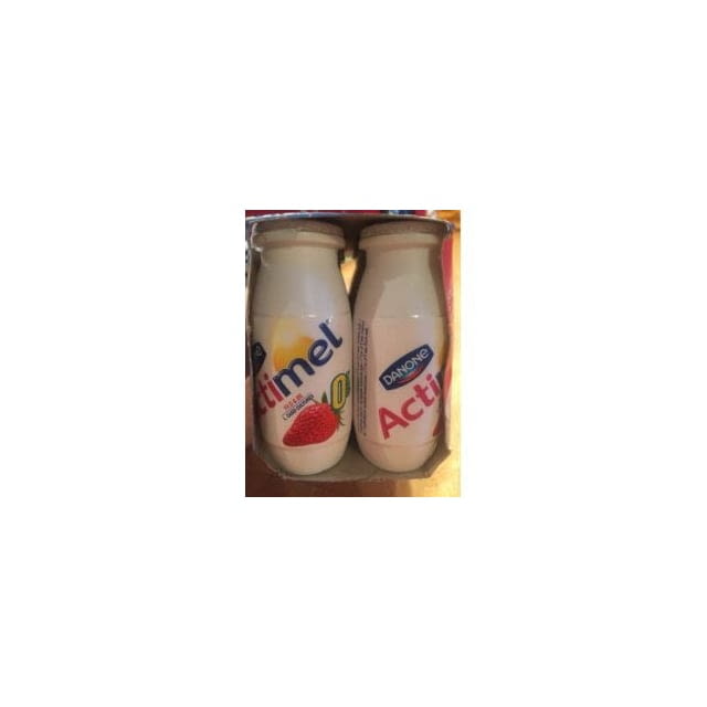 Strawberry drink Actimel
