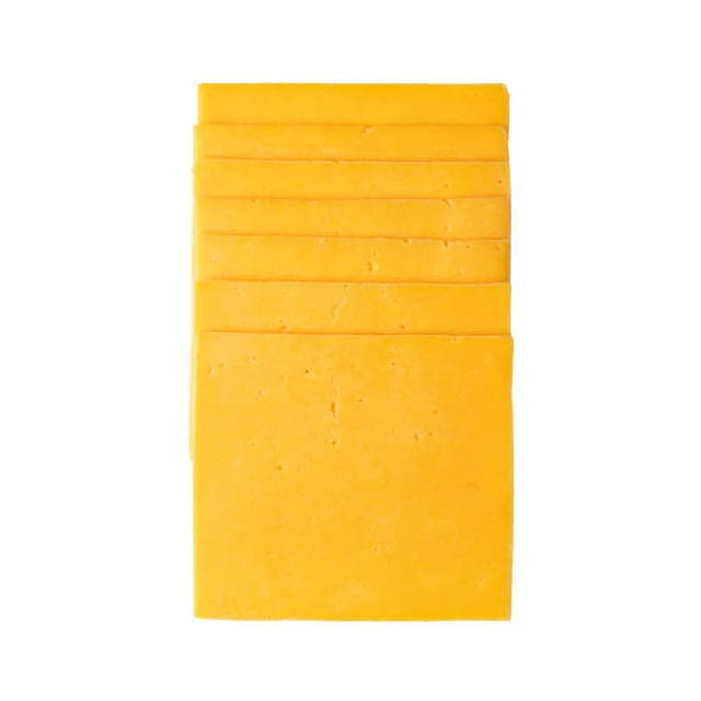 Mild sliced cheddar cheese