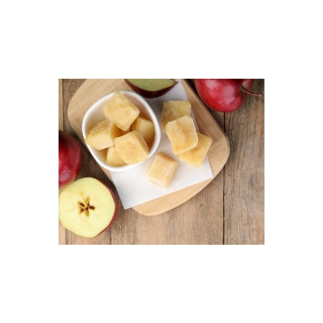 Frozen apple puree