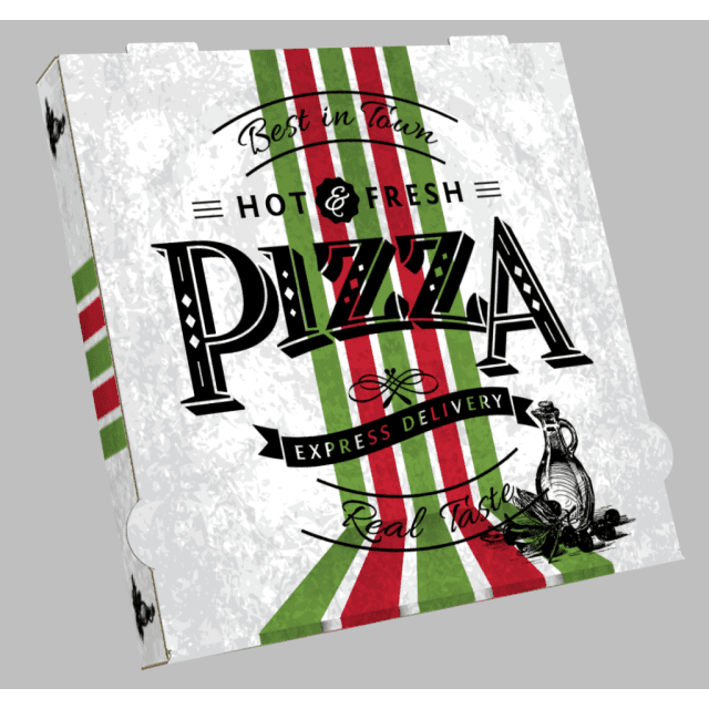 Boite à pizza blanche Hot et Fresh 31cm