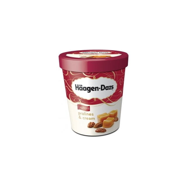 Pralines et crème Haagen Dazs