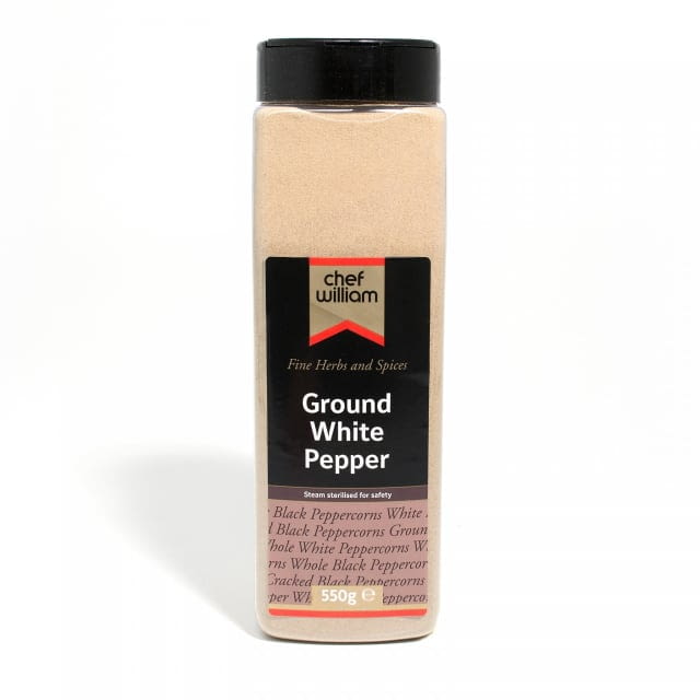 Ground white pepper