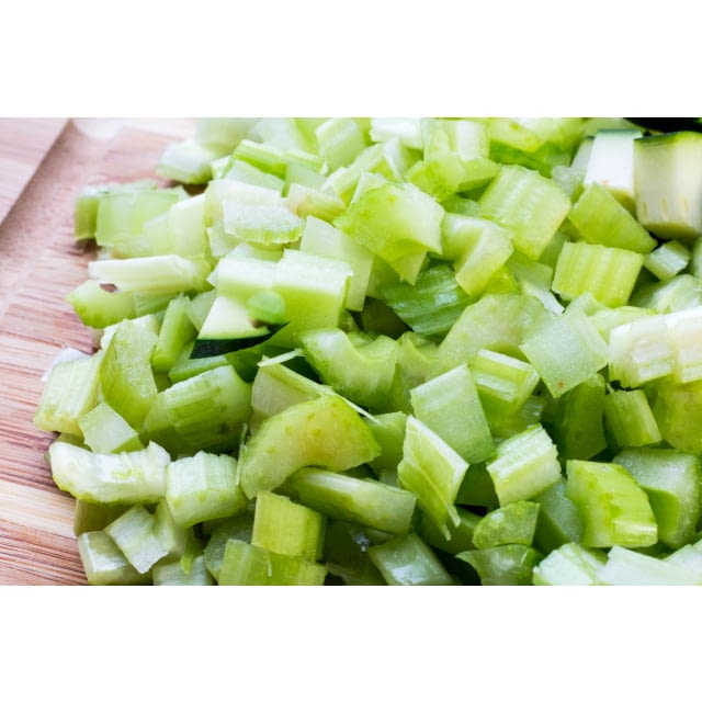 Diced celery