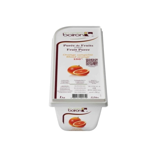 Purée d'orange sanguine non sucre Boiron surgelé
