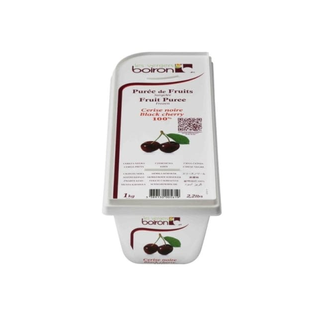 Purée de cerises noires sans sucre Boiron surgelé