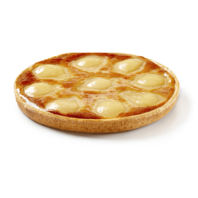 Tarte aux poires découpée surgelé