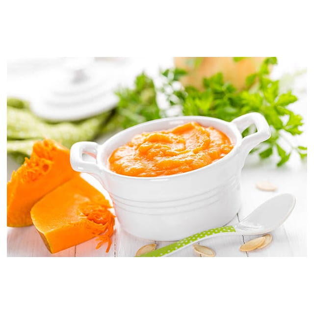 Frozen pumpkin puree