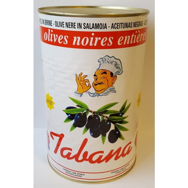 Olives noires entieres Tabana