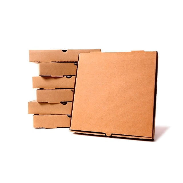 Boite à pizza 33CM marron 