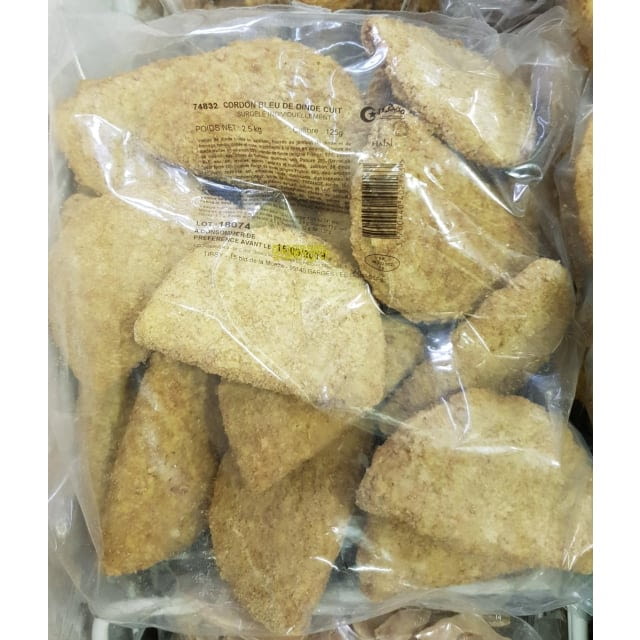 Cordon bleu halal surgelé