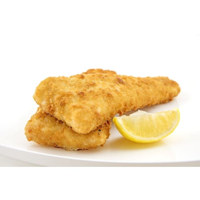 Fish chips de cabillaud surgelé