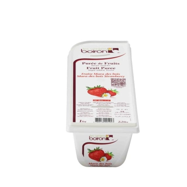 Purée de fraise mara des bois 100% Boiron surgelé