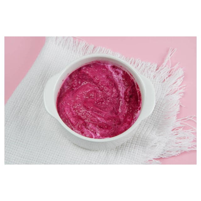 Frozen rhubarb puree