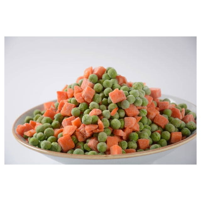 Frozen peas and carrots