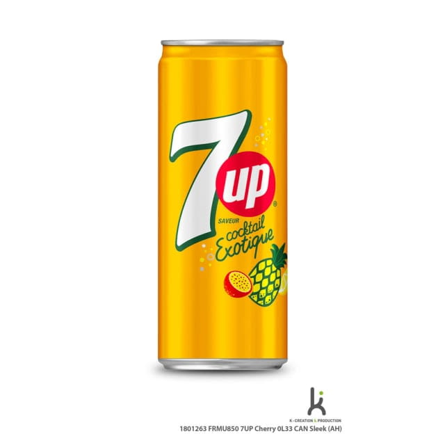 7up tropical slim 33CL
