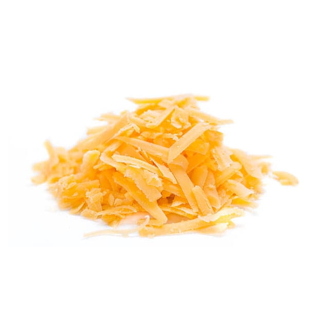 Grated cheddar