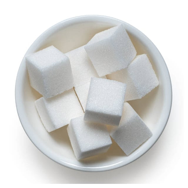 Rough white sugar cubes La Perruche