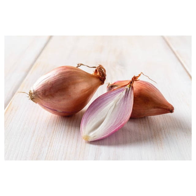 Prepared shallots long
