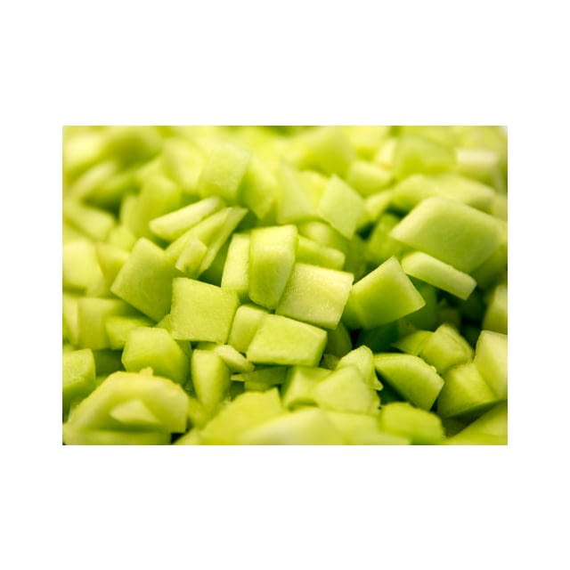 Diced honeydew melon CAL 20 mm Hand diced