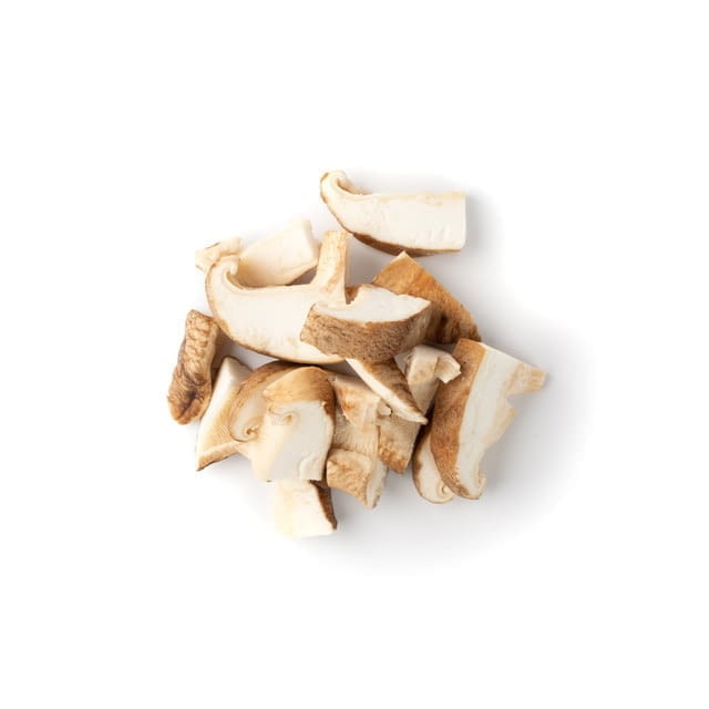 Sliced mushroom shiitake
