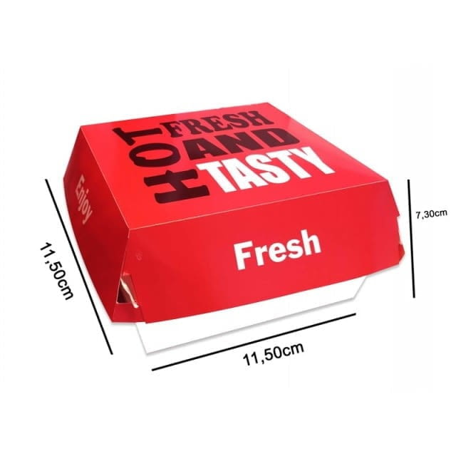 Boite burger imprimée petite HP7