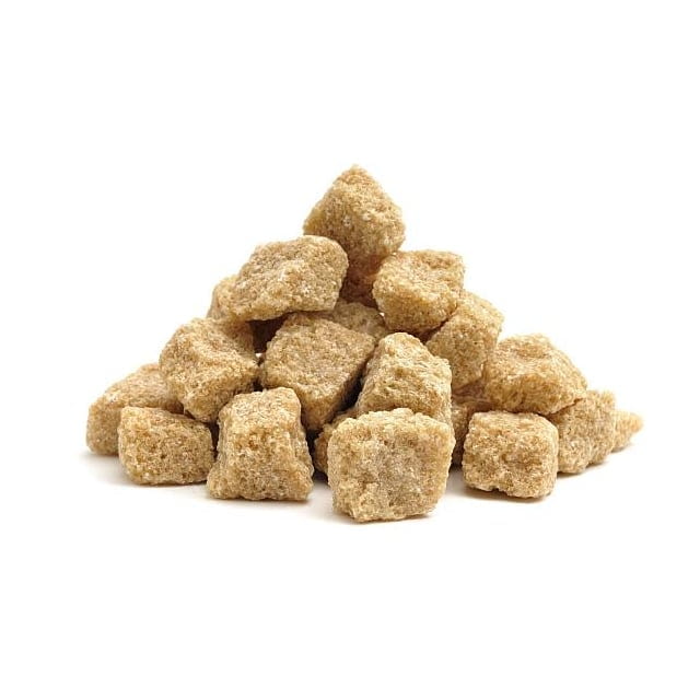 Rough brown sugar cubes La Perruche