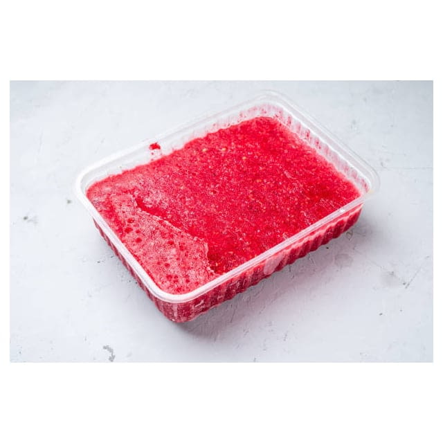 Frozen strawberry puree