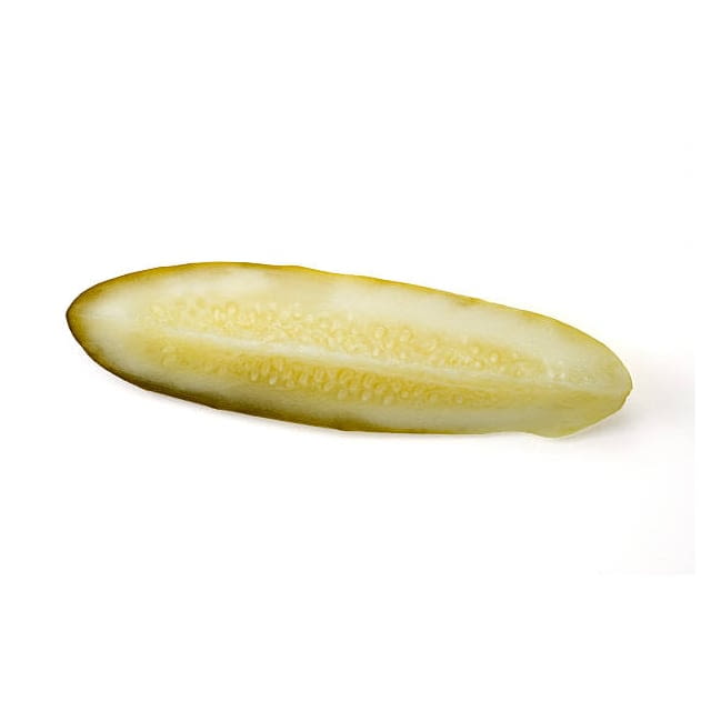 Sliced gherkins