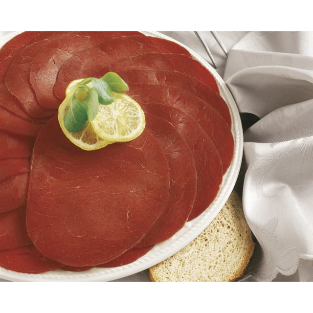 Sliced bresaola