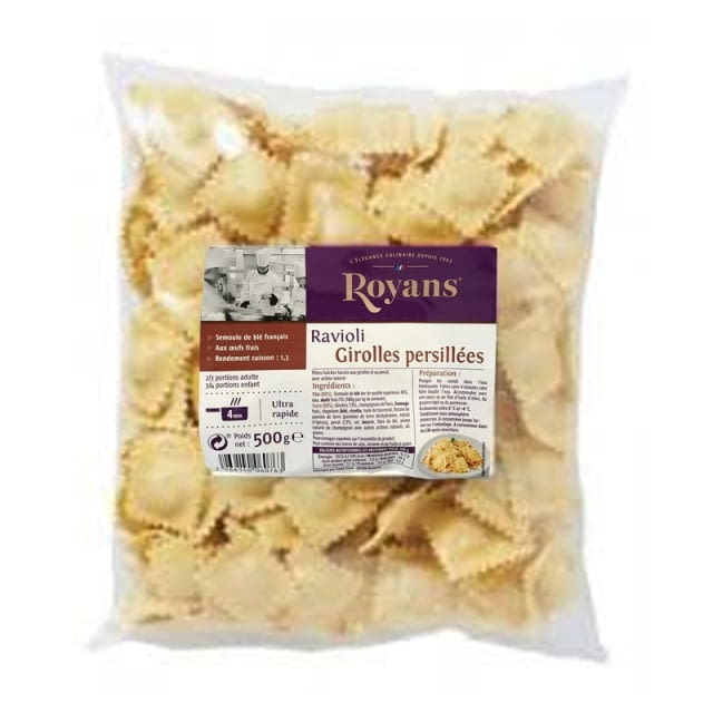Ravioli girolles persillées Royans