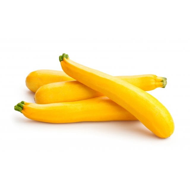 Yellow courgette